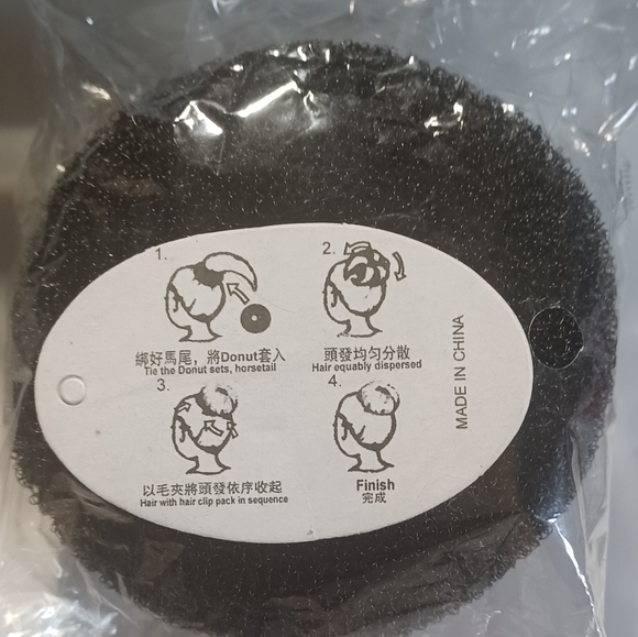 Hair Accessories Set Clips Ties Bun Satin Sleep Cap - Picture 6 of 8